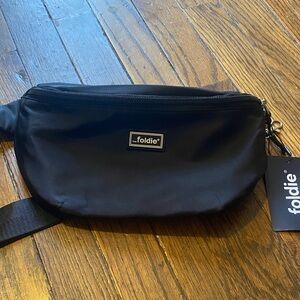 Foldie Black Crossbody Bag for Women